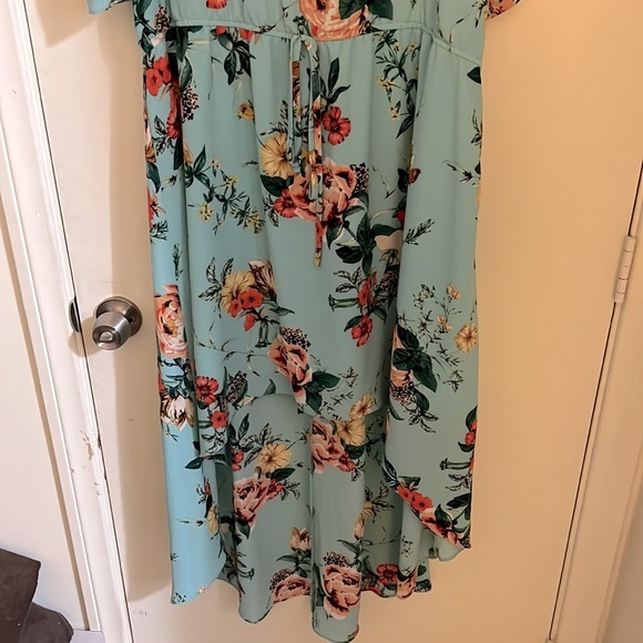 Belle Sky Hi Low floral dress - Picture 4 of 9